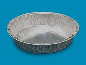 Алюминиевая форма круглая, 180мл.