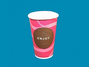 Стакан Enjoy под гор. напитки 400мл