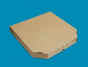 Коробка для пиццы бурая