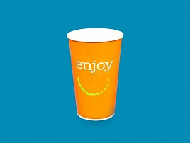 Стакан Enjoy DPE16 под хол. напитки 400мл