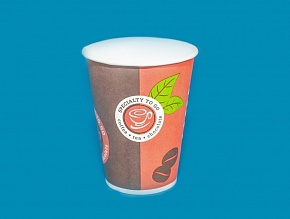 Стакан бумажный CoffeeToGo под горячие, 300мл